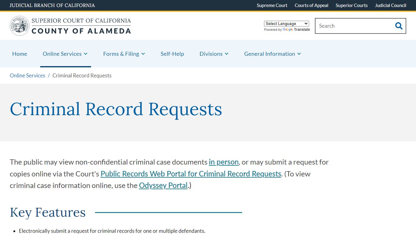 Alameda County Court Records Alameda County Court Records